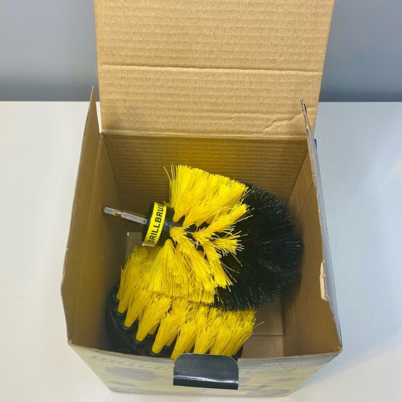 Drill Brush Power Scrubber Attachment Kit - Tubs, Showers, Tile, Grout Cleaning - Picture 7 of 10